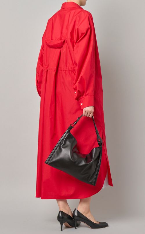 Minettaレザーショルダーバッグ