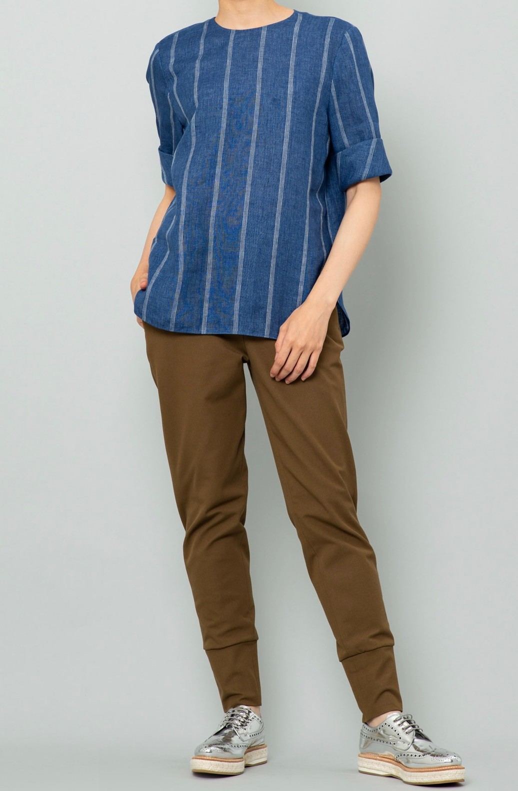 ストレッチジョグデザインパンツ