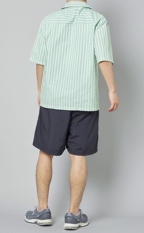 ストライプリゾートシャツ