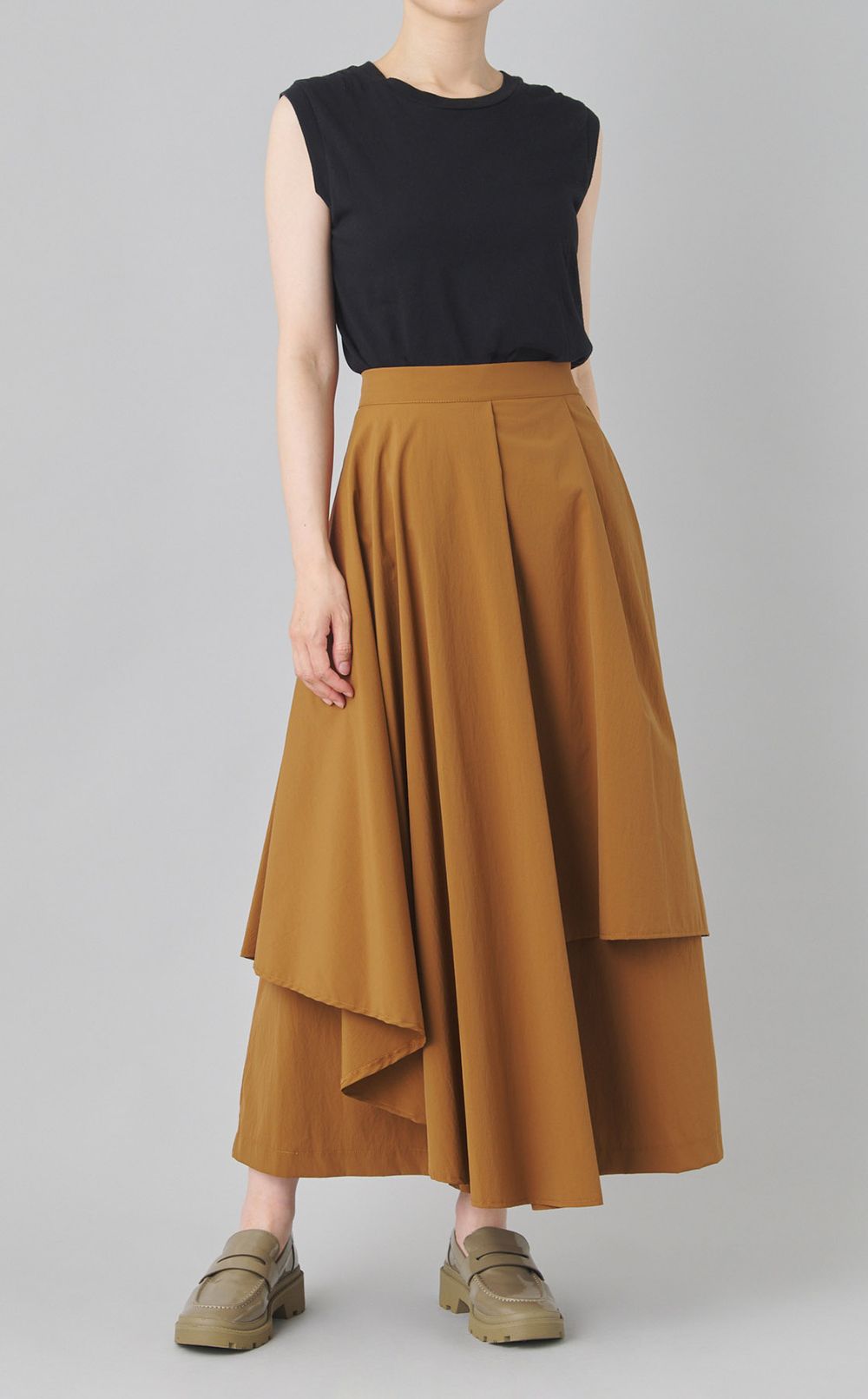 ランダムレイヤードフレアパンツ