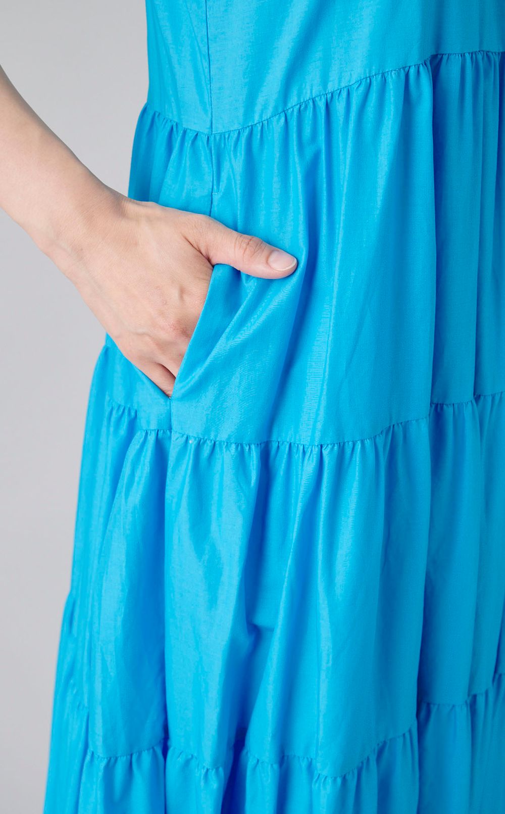 アメリカンスリーブマキシワンピース