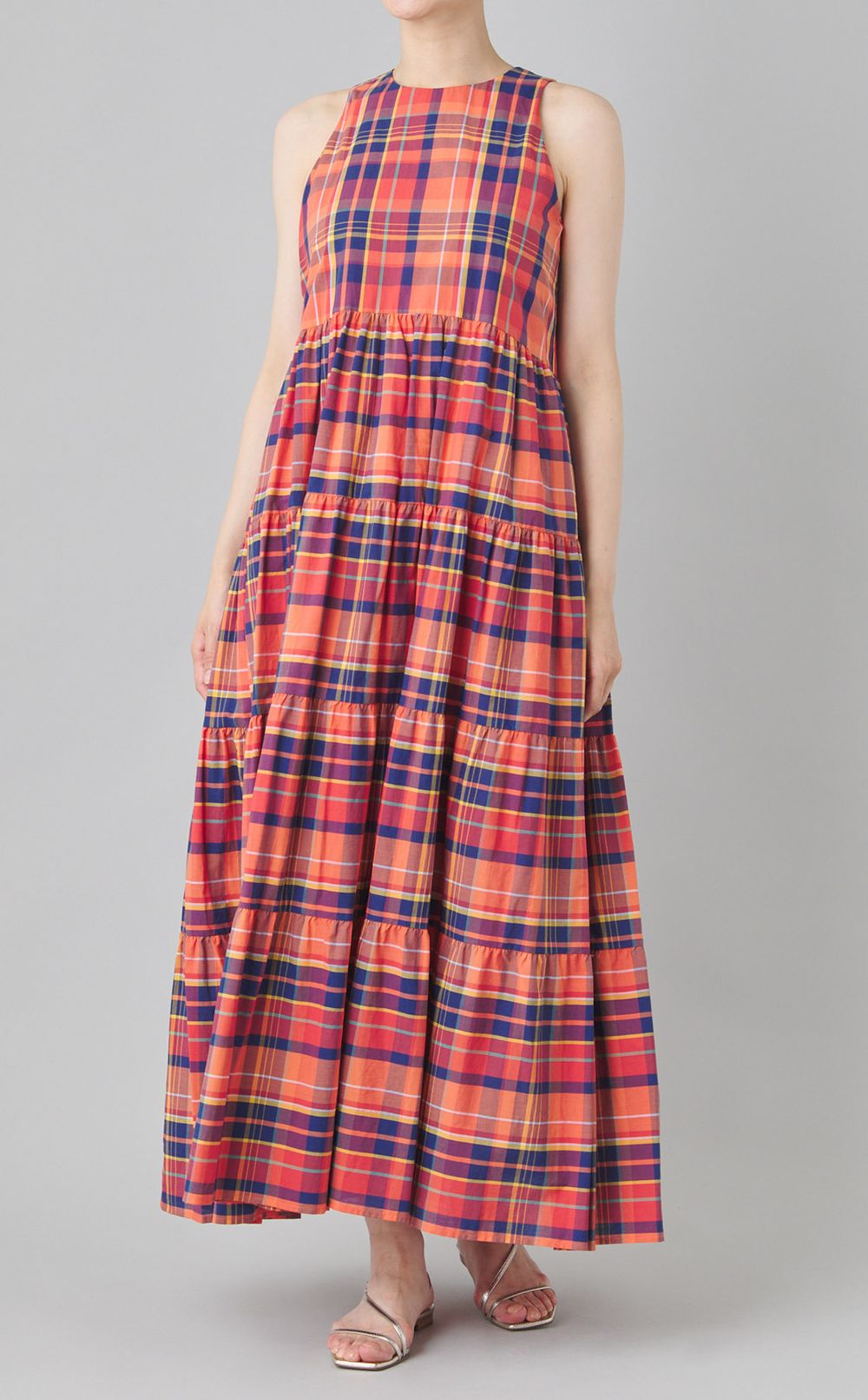 アメリカンスリーブマキシワンピース