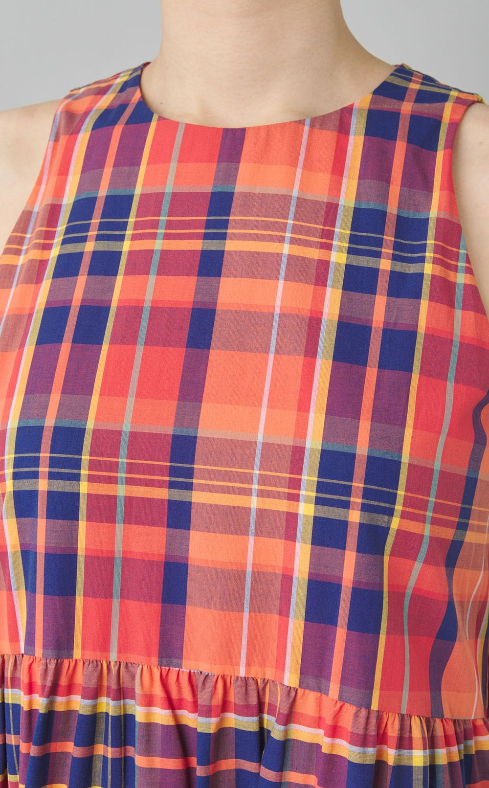 アメリカンスリーブマキシワンピース