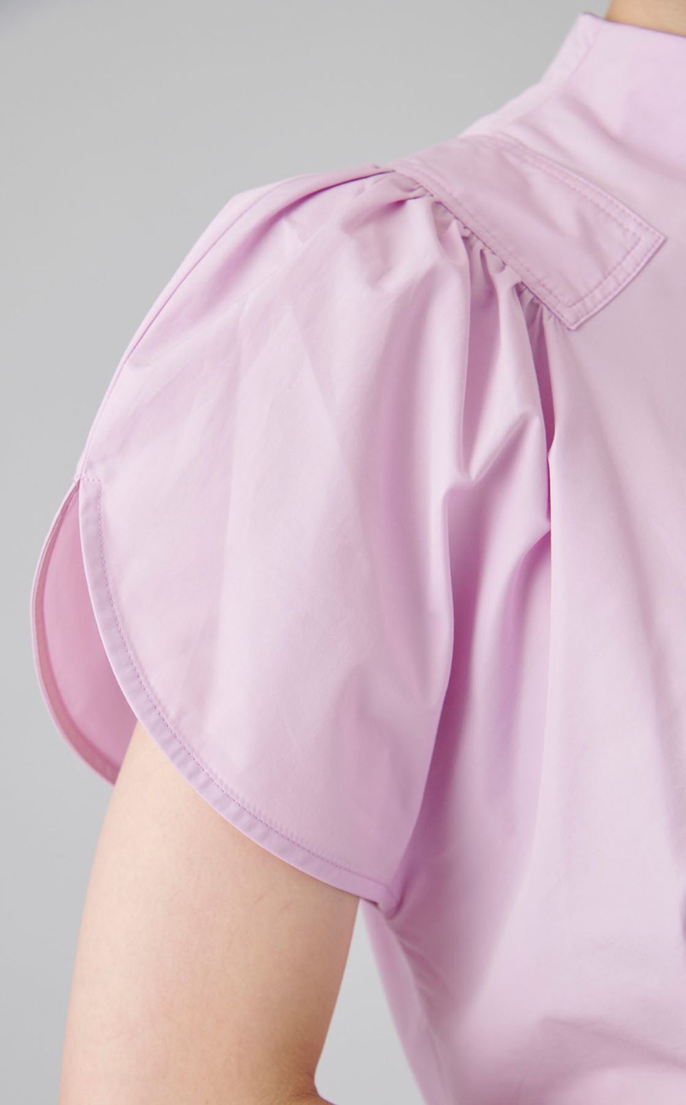 ギャザースリーブサイドタイワンピース