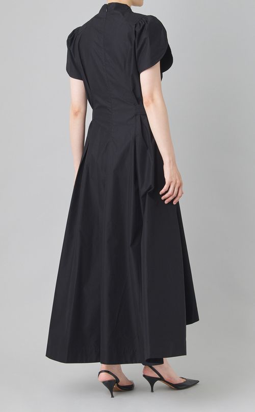 ギャザースリーブサイドタイワンピース