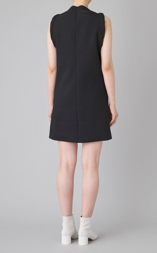 ボートネックミニワンピース