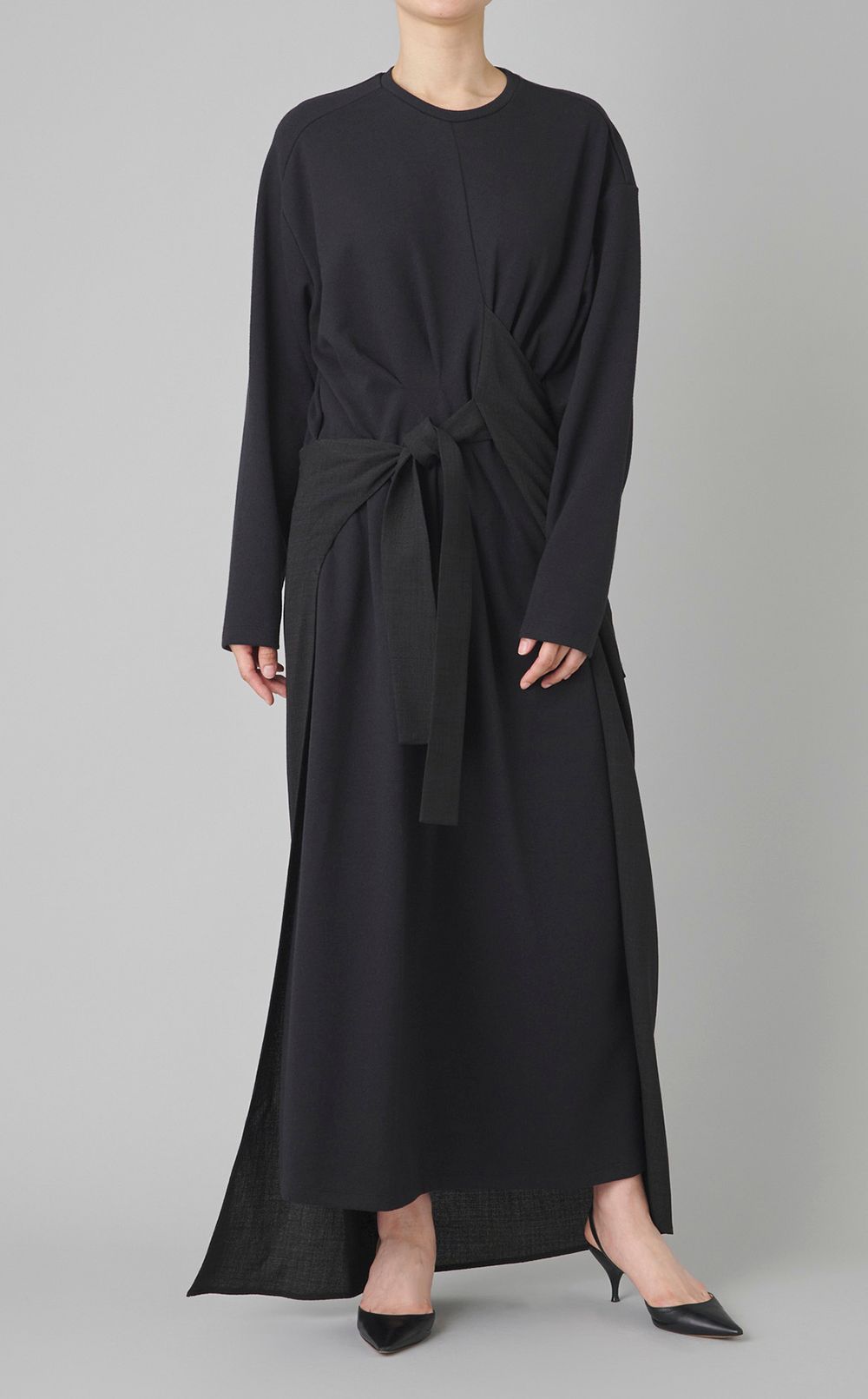 ラップウエストコンビワンピース