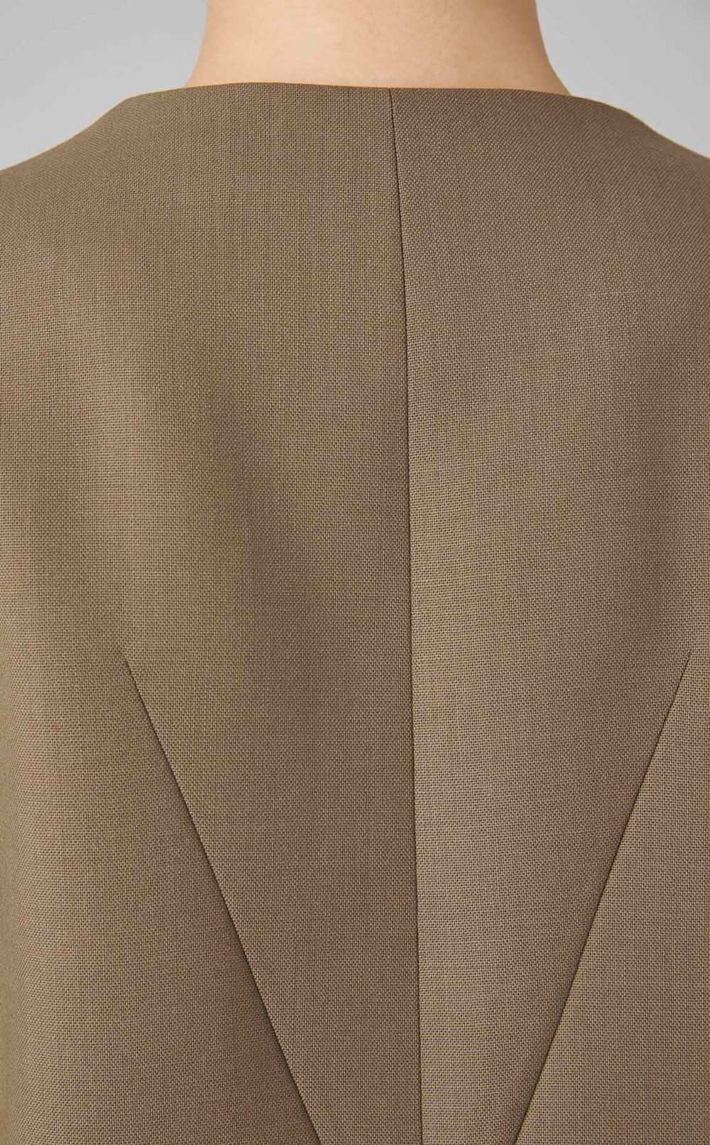 フロントドレープノーカラージャケット