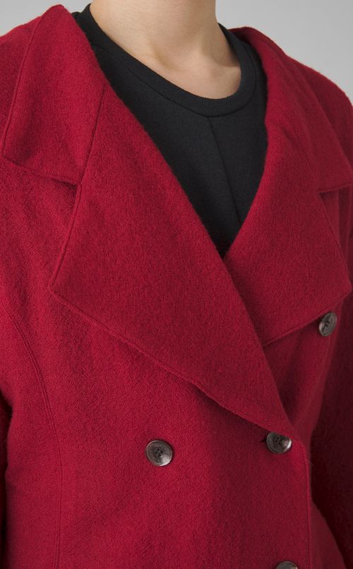 ウールデザインスリーブジャケット