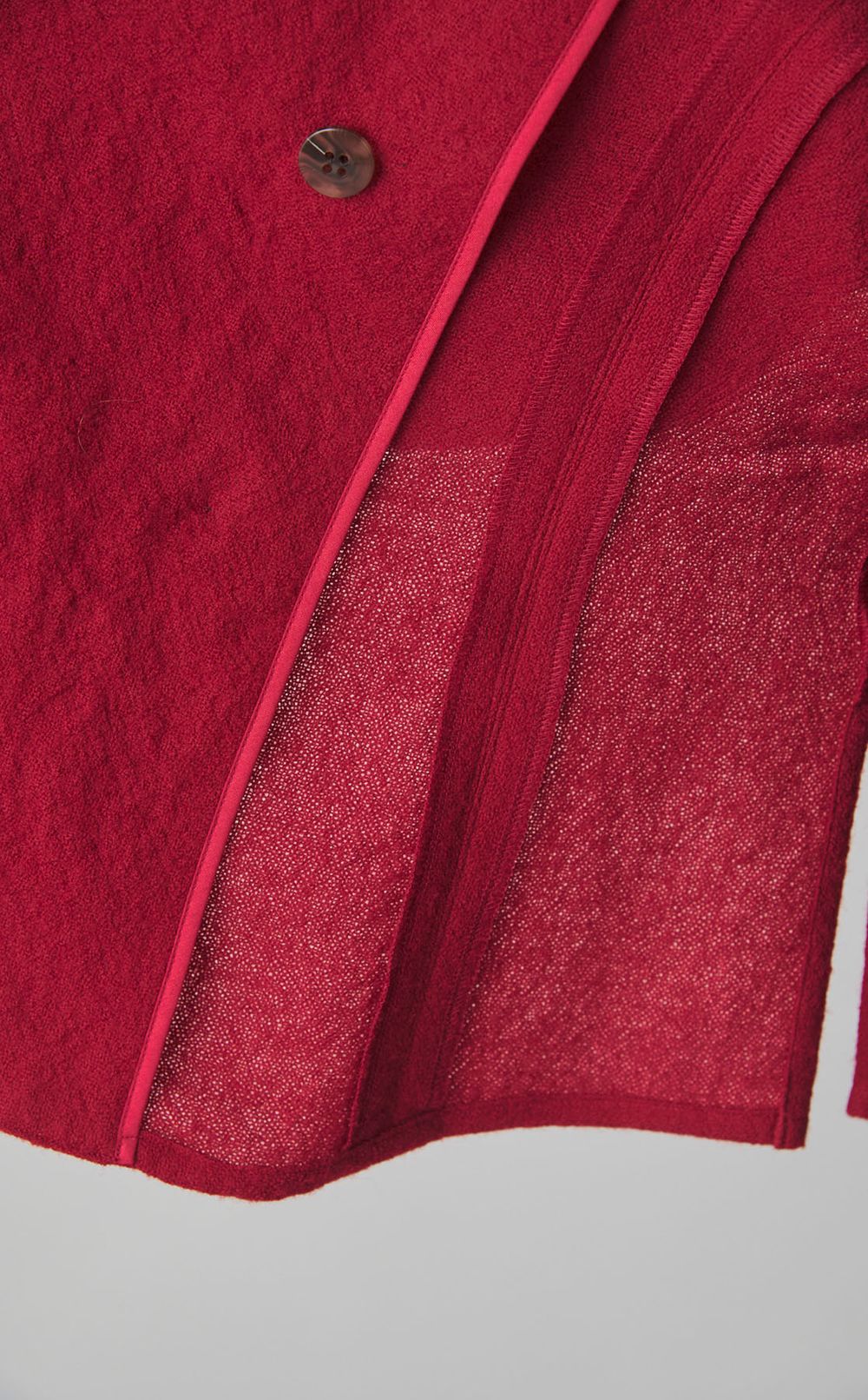 ウールデザインスリーブジャケット