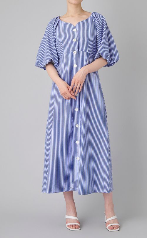 ボリュームスリーブワンピース