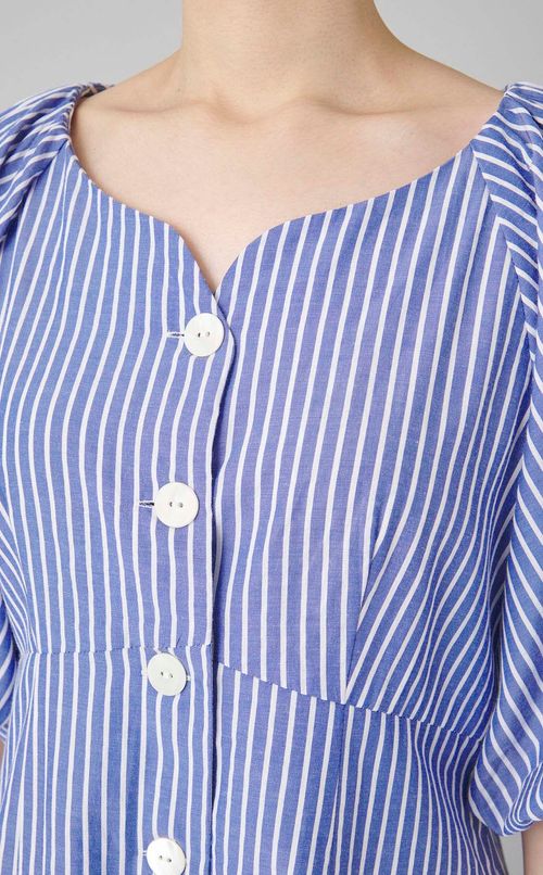 ボリュームスリーブワンピース