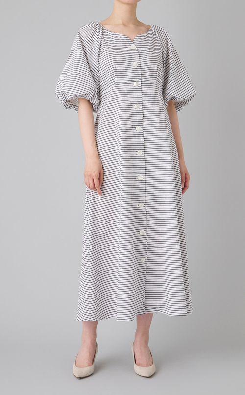 ボリュームスリーブワンピース