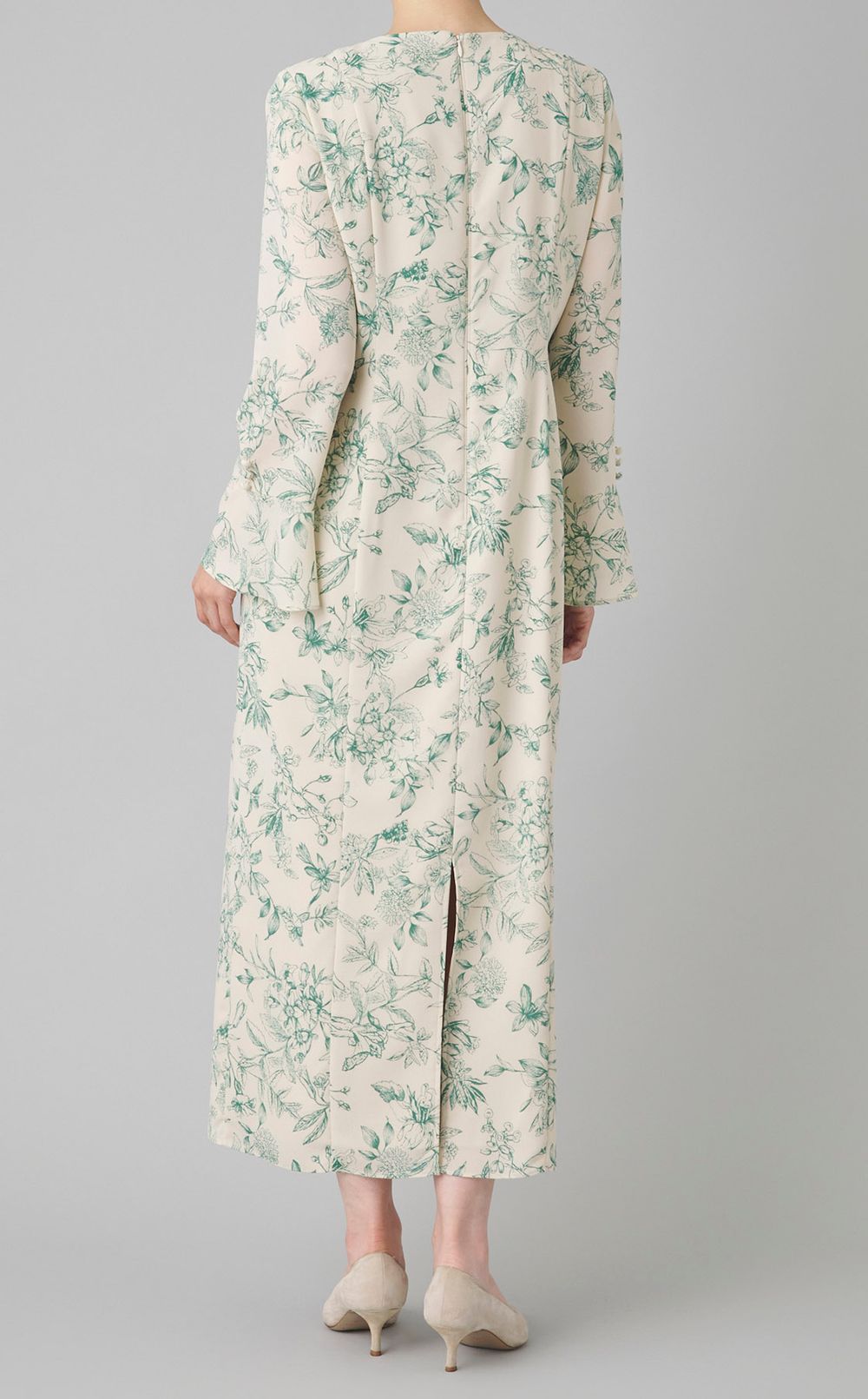 フラワープリントワンピース