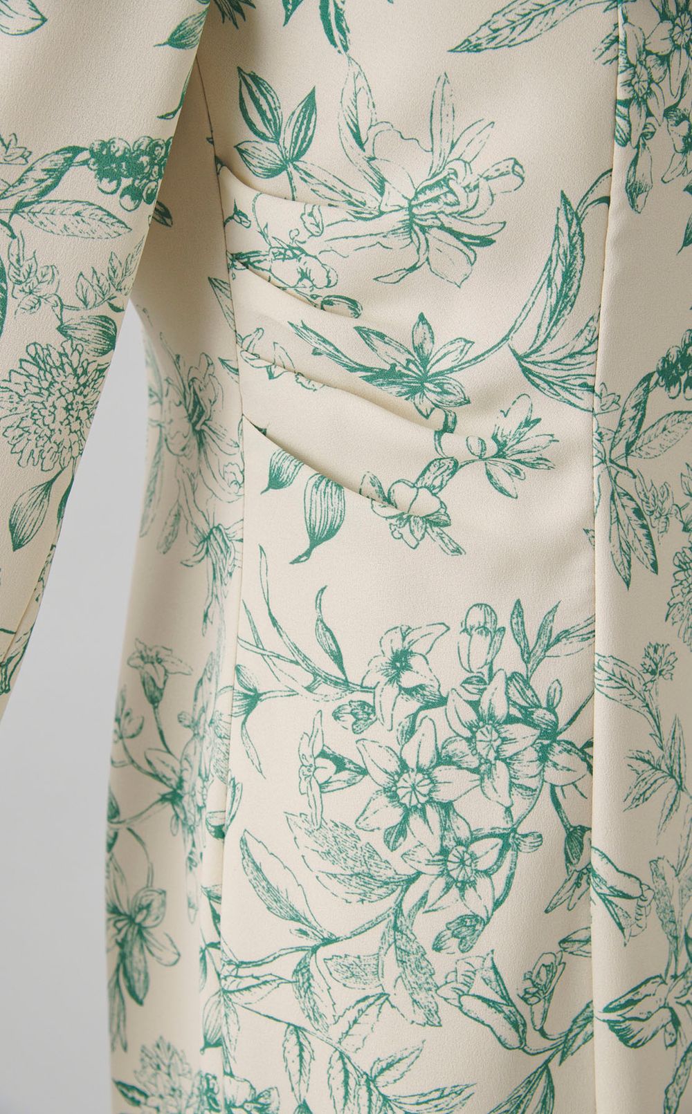 フラワープリントワンピース