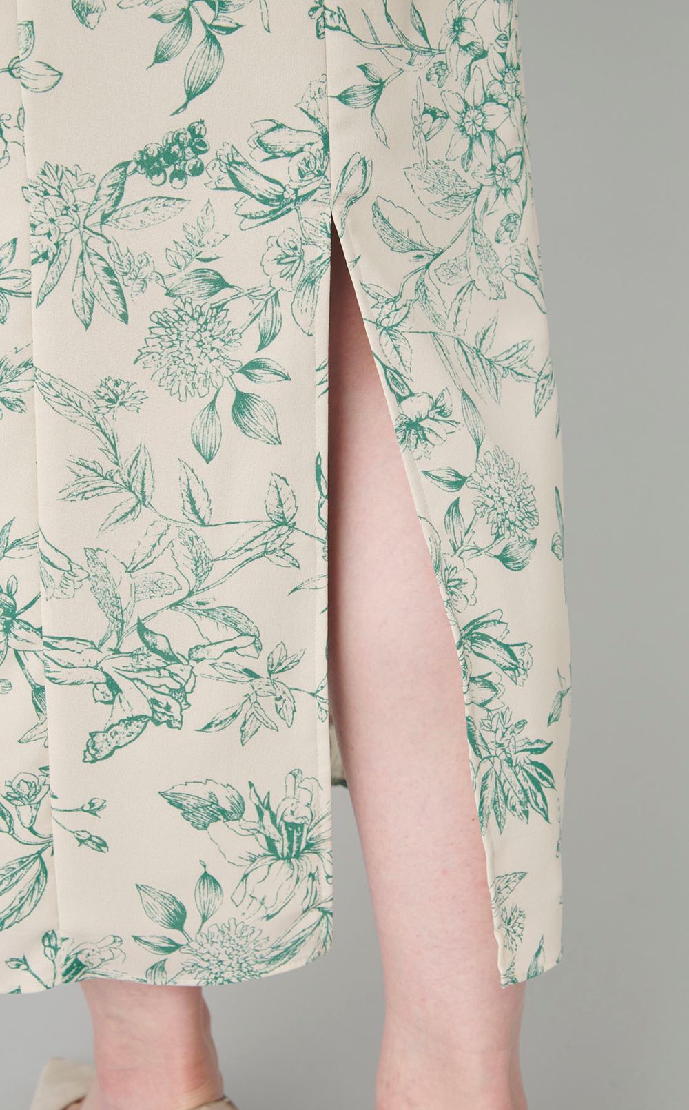 フラワープリントワンピース