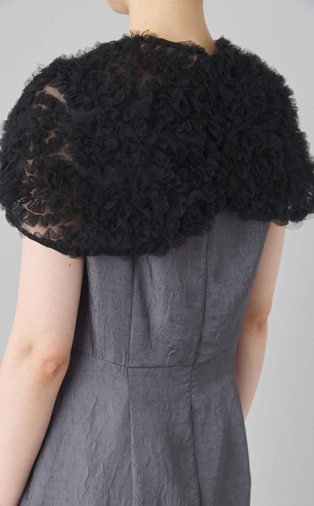 チュールボレロコクーンワンピース