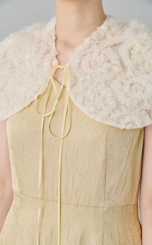 チュールボレロコクーンワンピース