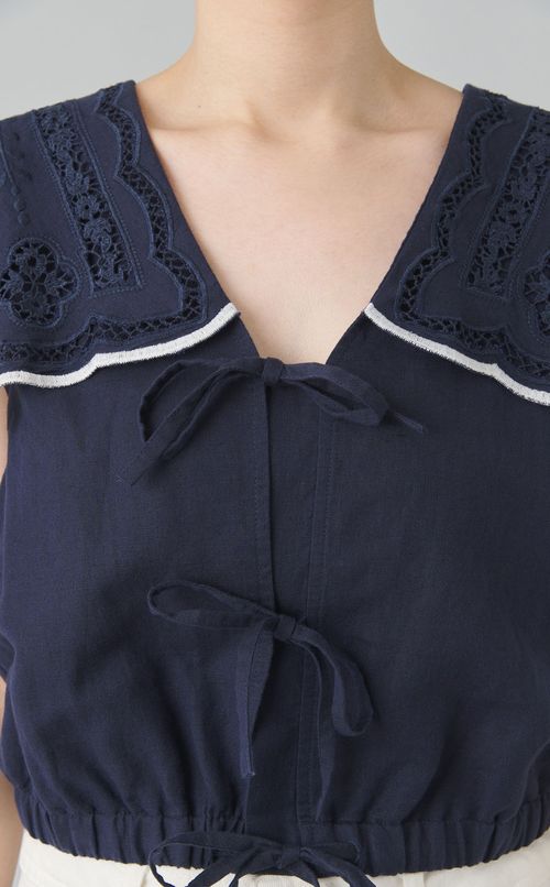 マリンエンブロイダリーセーラーベスト