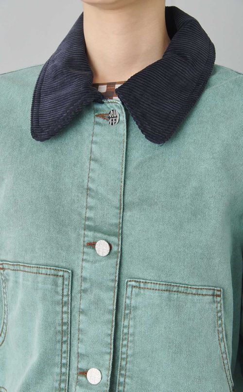 コットンツイルカバーオールブルゾン