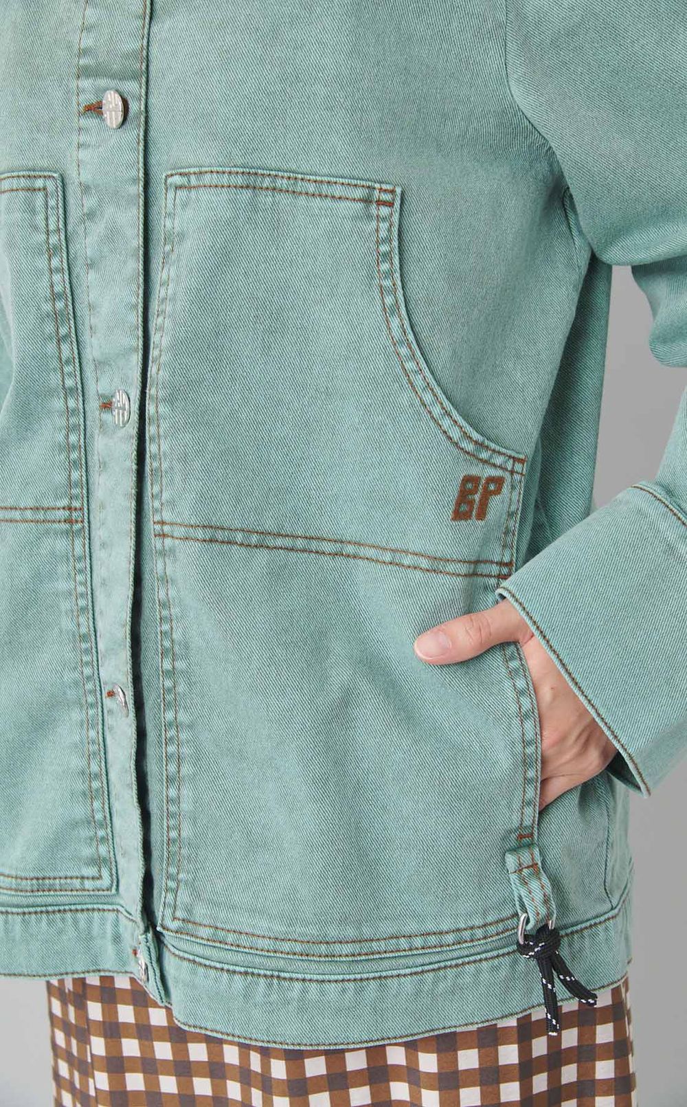 コットンツイルカバーオールブルゾン