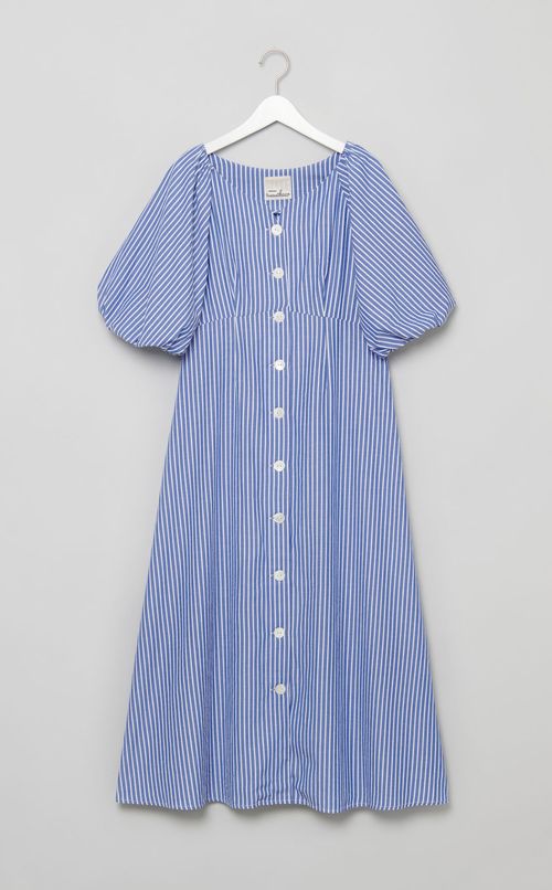 ボリュームスリーブワンピース