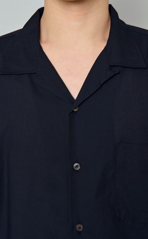 オープンカラーショートスリーブシャツ