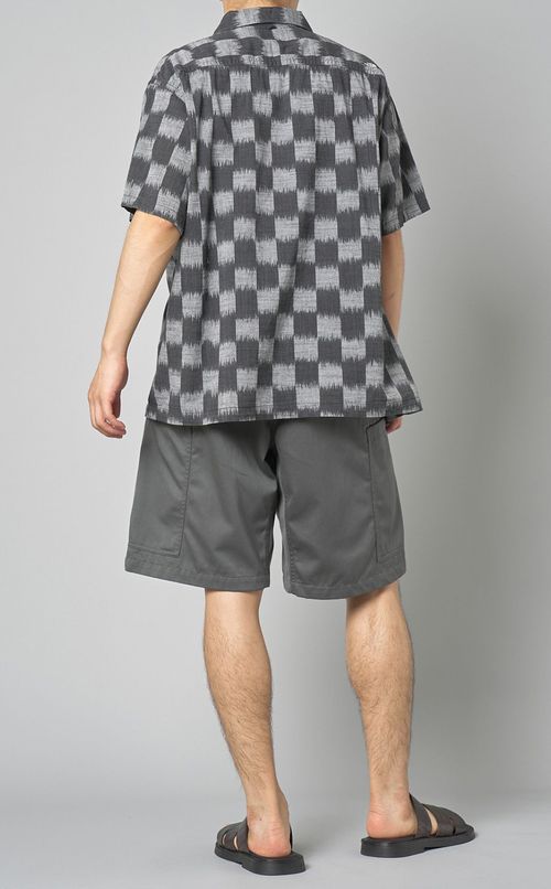 オープンカラーショートスリーブシャツ