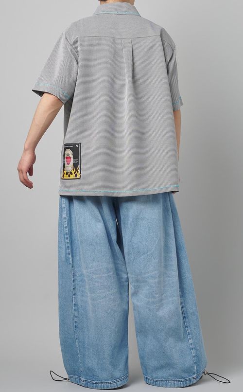 ジップハーフシャツ