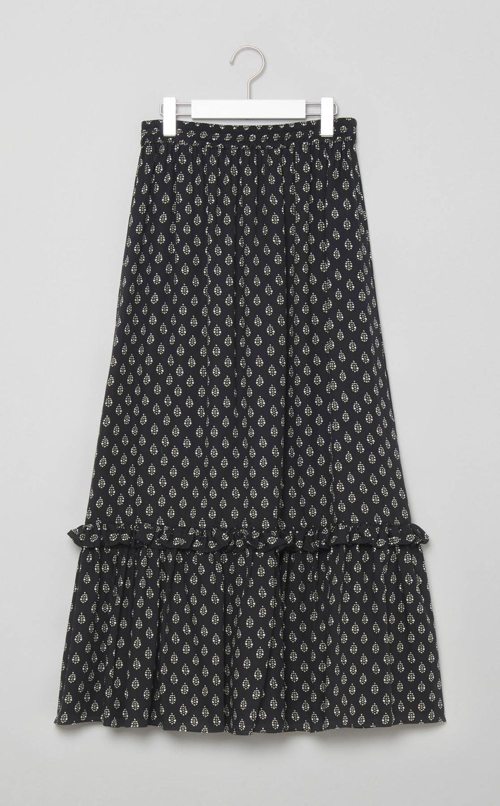 プリントティアードフリルスカート