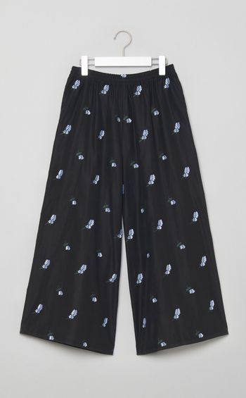 カットジャガードガウチョパンツ