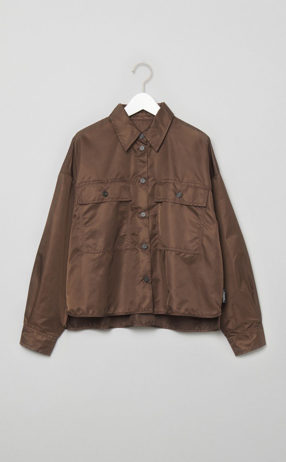 ナイロンツイルシャツブルゾン