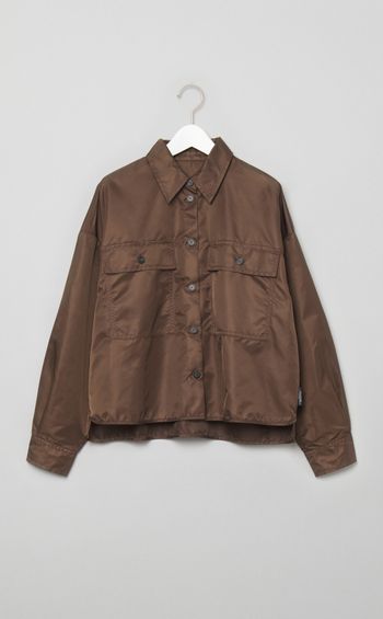 ナイロンツイルシャツブルゾン