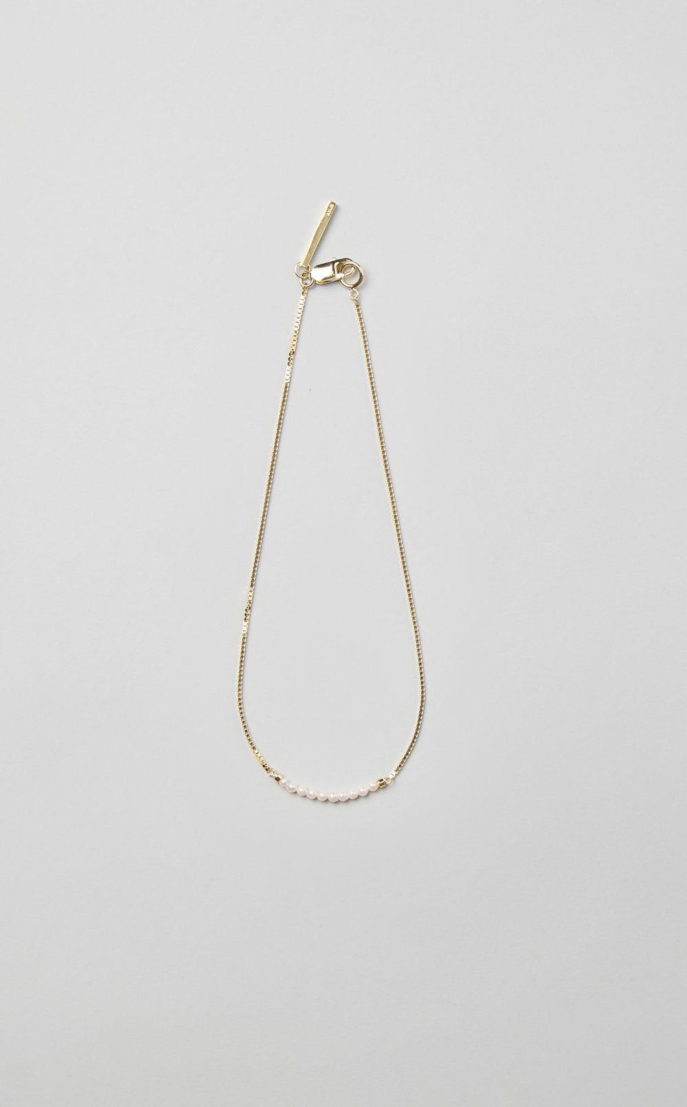 アコヤベビーパールチェーンネックレス
