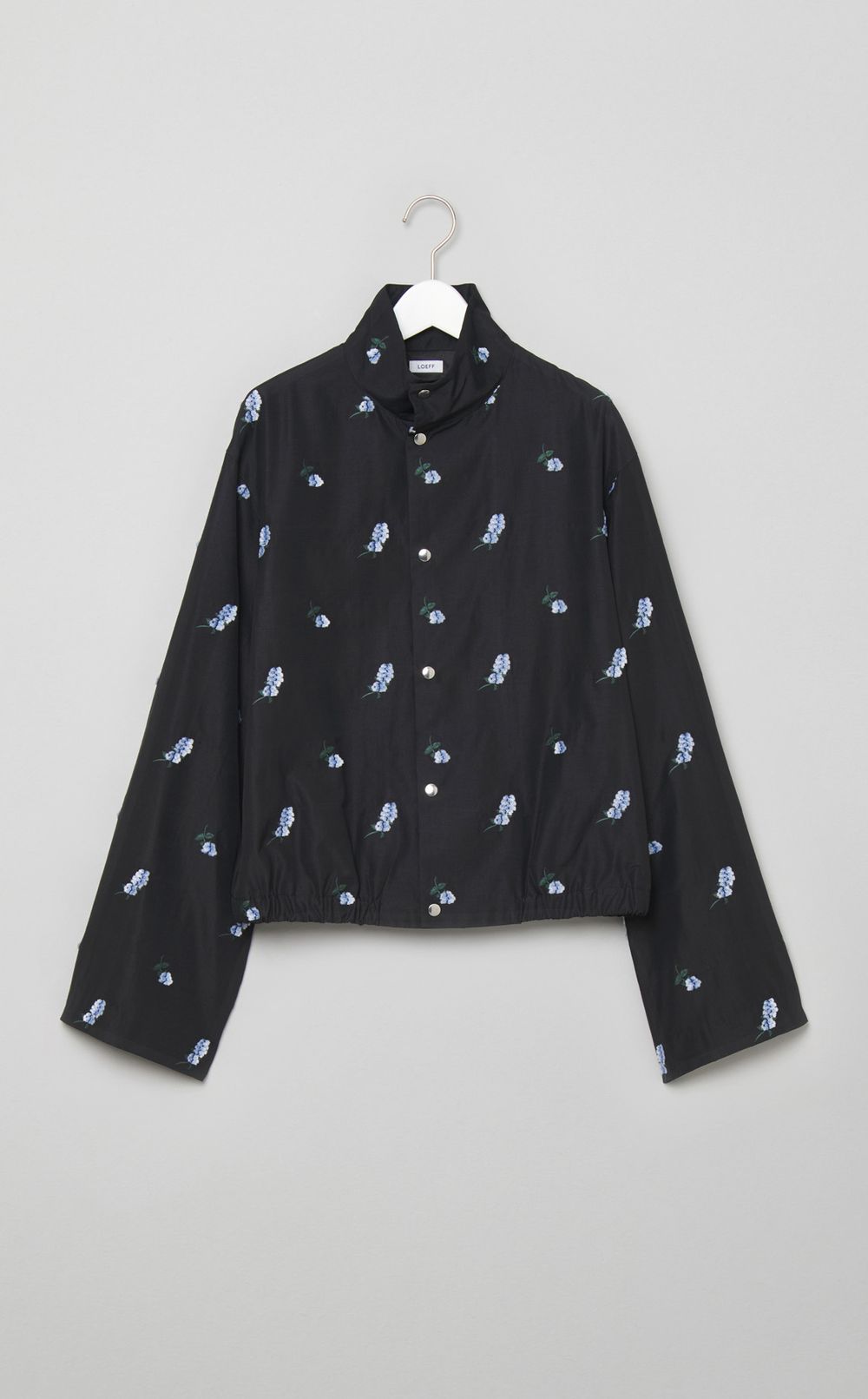 カットジャガードハイネックブルゾン