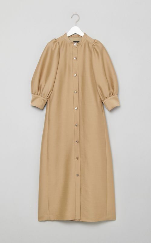 ボリュームスリーブワンピース