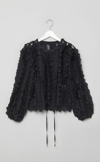 ラウンドフリルジャケット