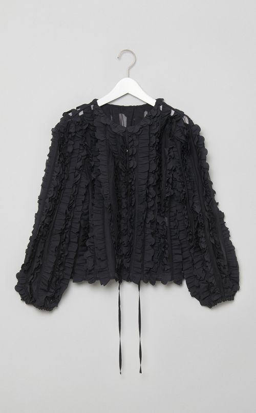 ラウンドフリルジャケット