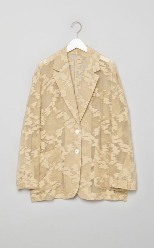 フラワーシアージャガードジャケット