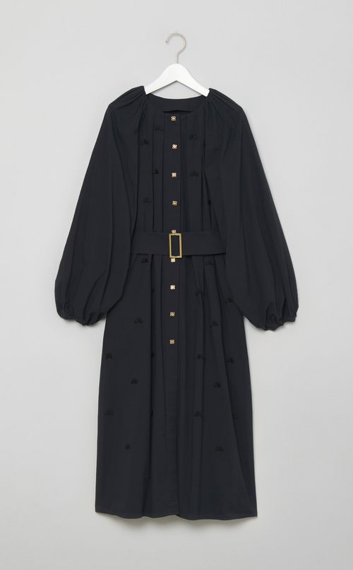 幾何学モチーフワンピース