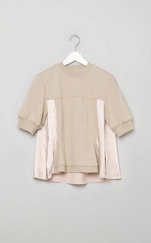 サテンコンボカットプルオーバー