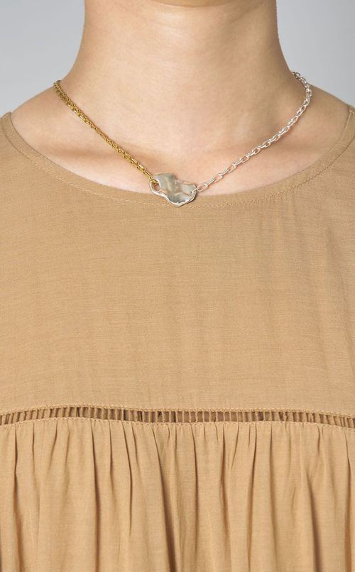 4wayミックスチェーンネックレス