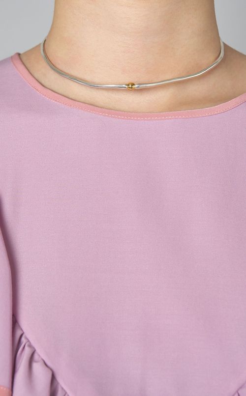 カラーミックスシルバーチョーカー