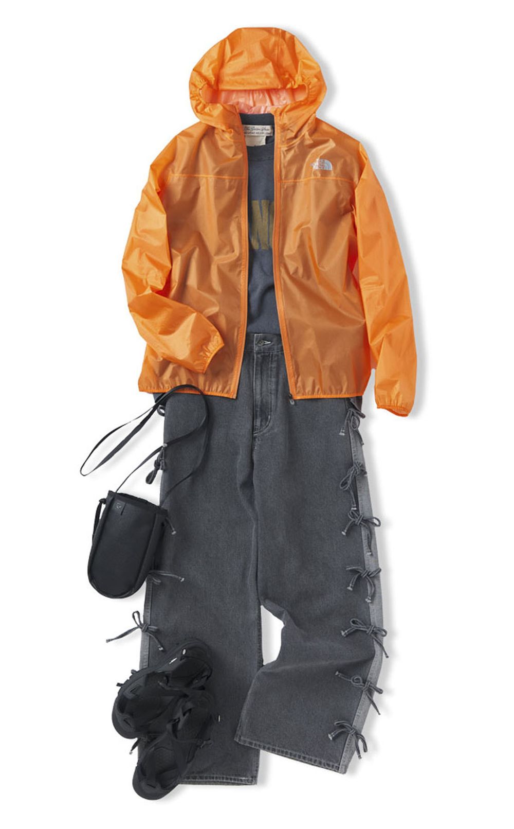 ラグランハーフスリーブロゴT