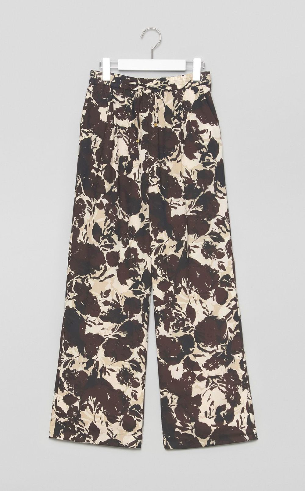 フラワープリントイージーパンツ