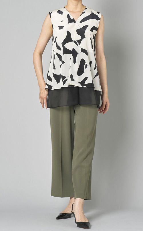 リラックスストレートパンツ