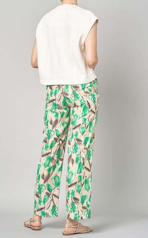 コットンツイードショートジレ