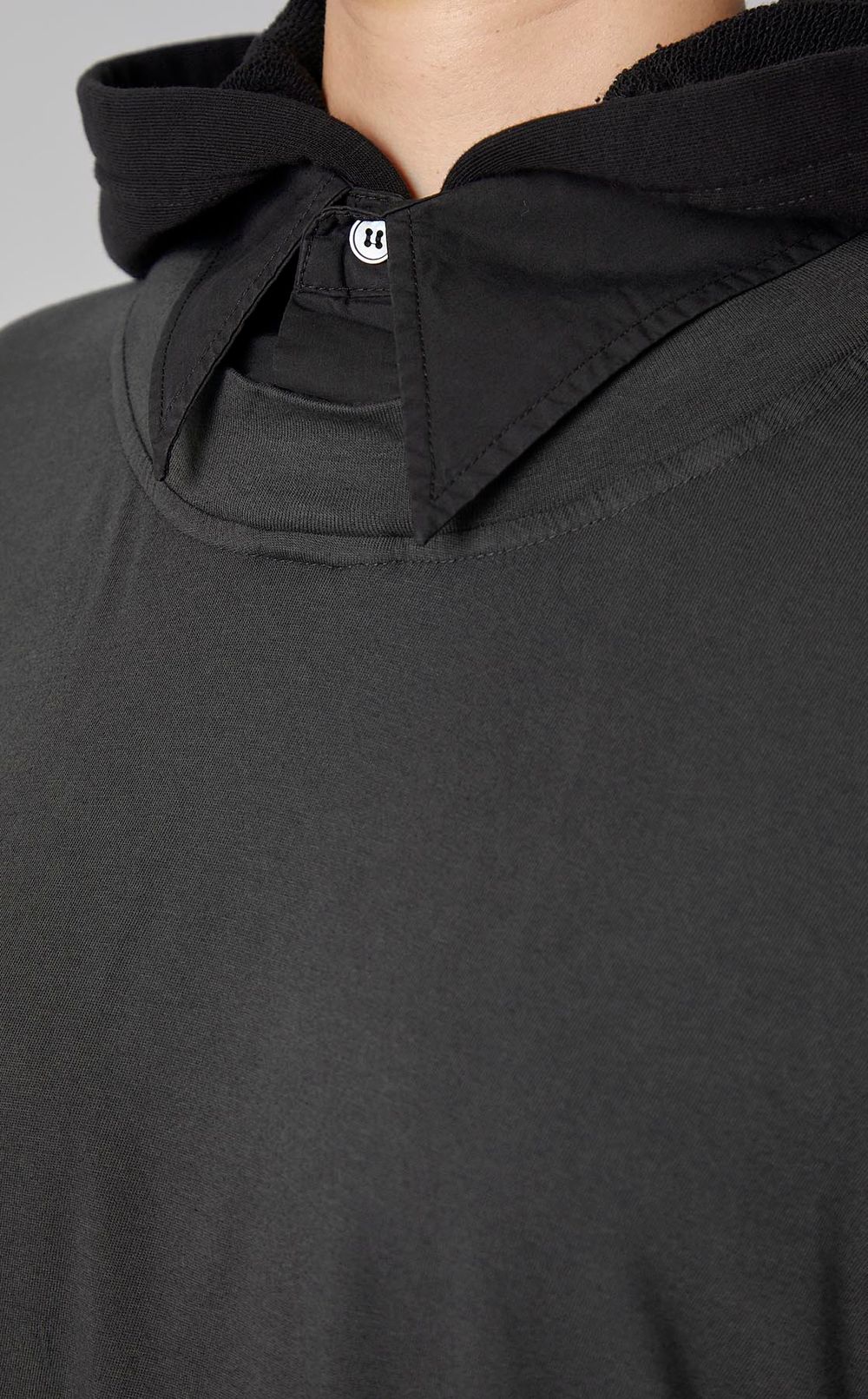 MM6 Maison Margiela フェイクレイヤードフーディートップス MM6 Maison Margiela|フェイクレイヤードフーディトップス