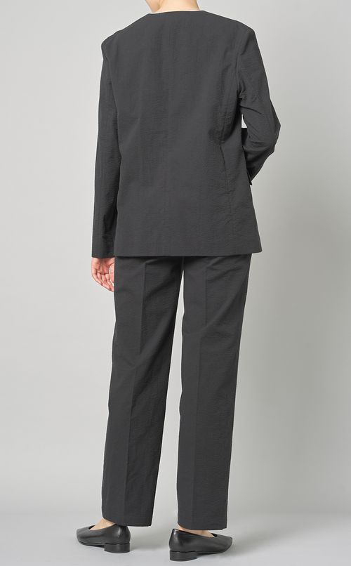 コットンサッカーカラーレスジャケット