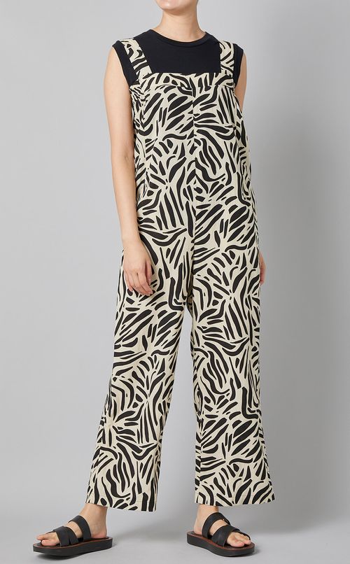 ゼブラプリントオールインワン